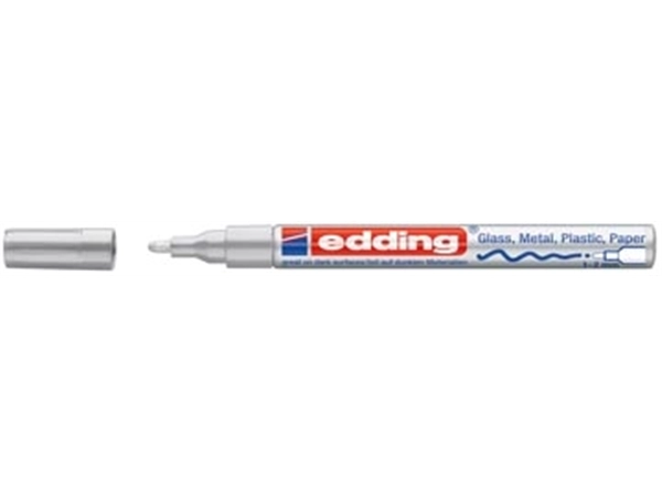 Een Edding glanslakmarker e-751 CR zilver koop je bij best4office