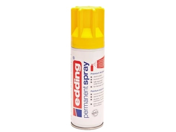 Een Edding permanent spray 5200, 200 ml, verkeersgeel mat koop je bij best4office