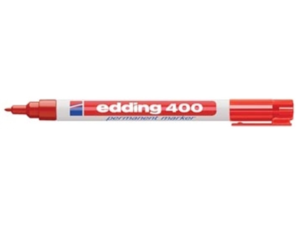 Een Edding permanente marker 400 rood koop je bij best4office