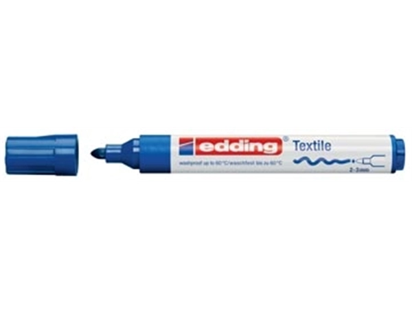 Een Edding textielmarker 4500 blauw koop je bij best4office