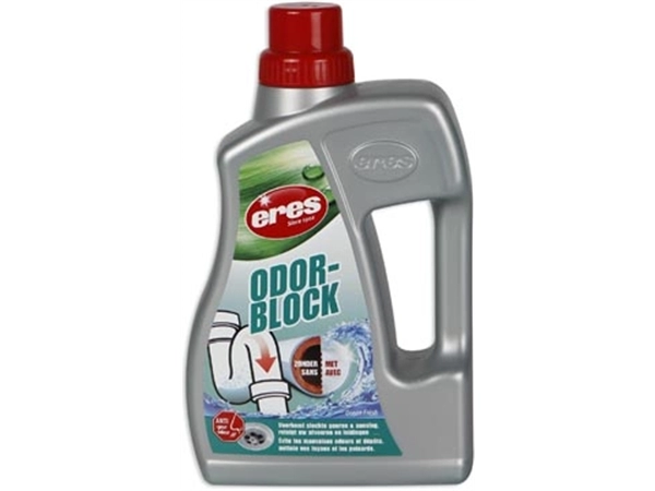 Een Eres Odor-Block afvoer, flacon van 1 l koop je bij Muys Kantoor & Kado