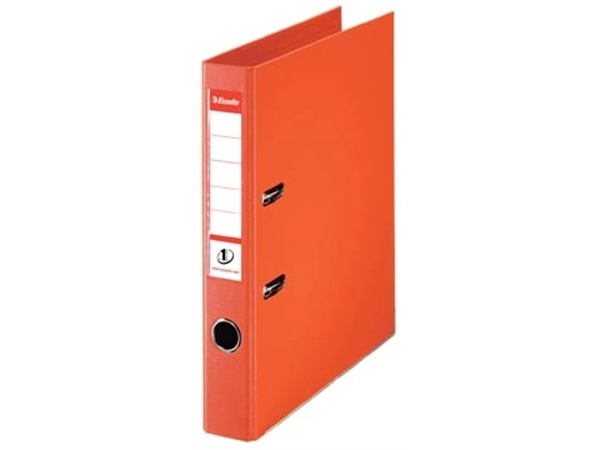 Een Esselte ordner Power N°1 oranje, rug van 5 cm koop je bij Muys Kantoor & Kado