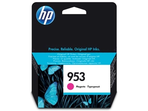 Een HP inktcartridge 953, 630 pagina's, OEM F6U13AE, magenta koop je bij best4office