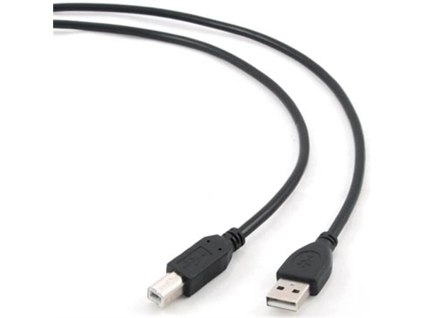 Een Cablexpert USB 2.0 kabel, USB A-stekker/USB B-stekker, 3 m koop je bij Muys Kantoor & Kado