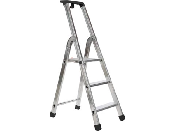 Een Galico industriële trapladder quadra, 3 treden koop je bij best4office