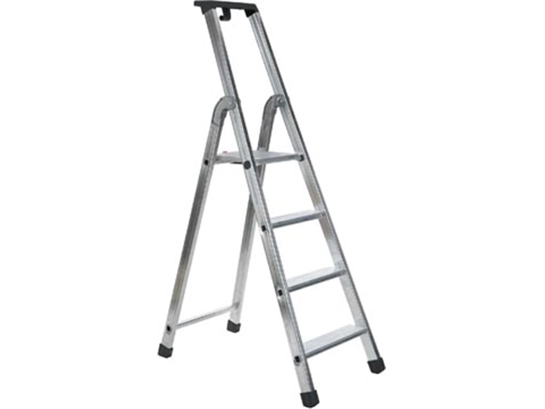 Een Galico industriële trapladder quadra, 4 treden koop je bij best4office