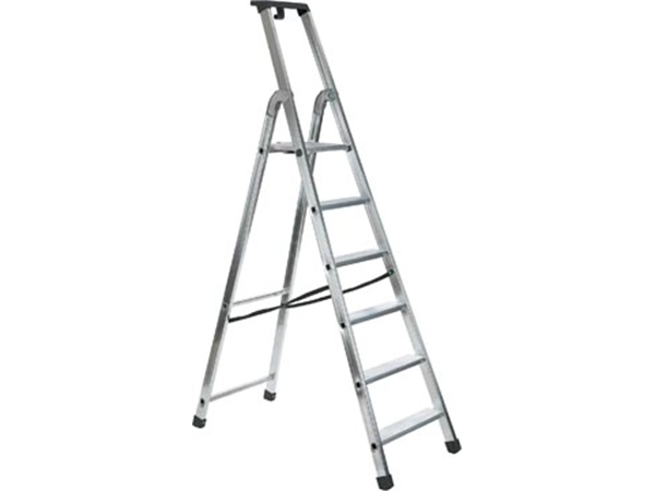 Een Galico industriële trapladder quadra, 6 treden koop je bij best4office