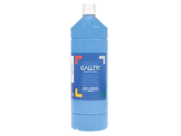 Een Gallery plakkaatverf, flacon van 1 l, blauw koop je bij best4office