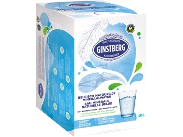 Een Ginstberg Plat Water, bag in box 10 liter koop je bij Muys Kantoor & Kado