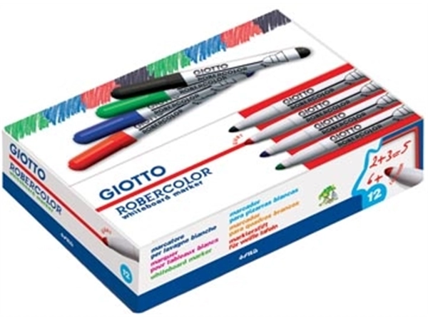 Een Giotto Robercolor whiteboardmarker maxi, ronde punt, groen koop je bij Muys Kantoor & Kado