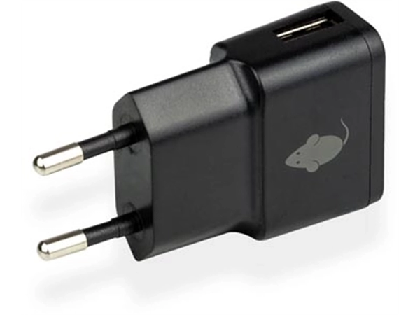 Een Greenmouse oplader USB-A, zwart koop je bij best4office