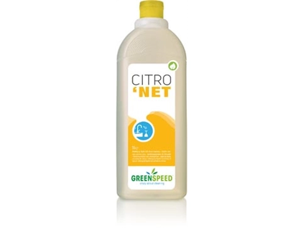 Een Greenspeed Citronet handafwasmiddel, fles van 1 l koop je bij Muys Kantoor & Kado