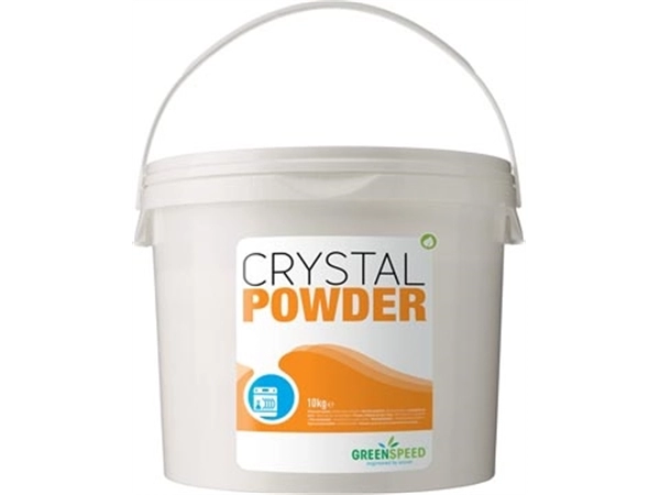 Een Greenspeed vaatwaspoeder Crystal Powder, emmer van 10 kg koop je bij Muys Kantoor & Kado