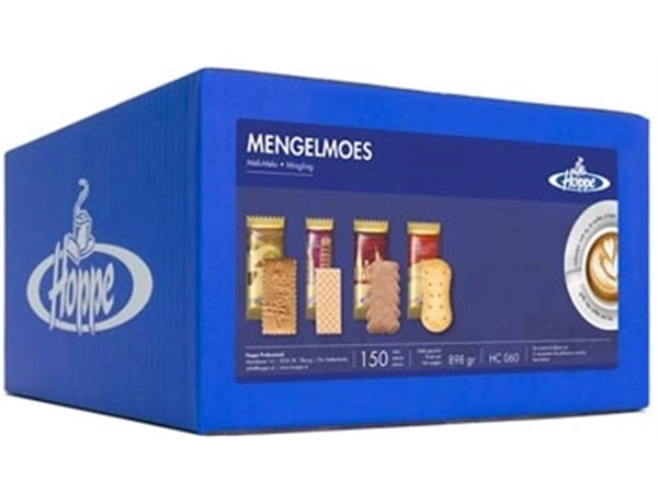 Een Hoppe koekjes Mengelmoes, doos van 150 stuks koop je bij Muys Kantoor & Kado