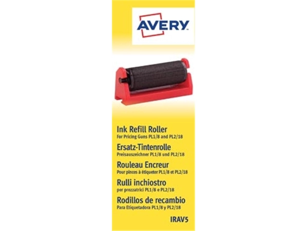 Een Avery IRAV5 inktrol zwart, doosje van 5 stuks koop je bij Muys Kantoor & Kado