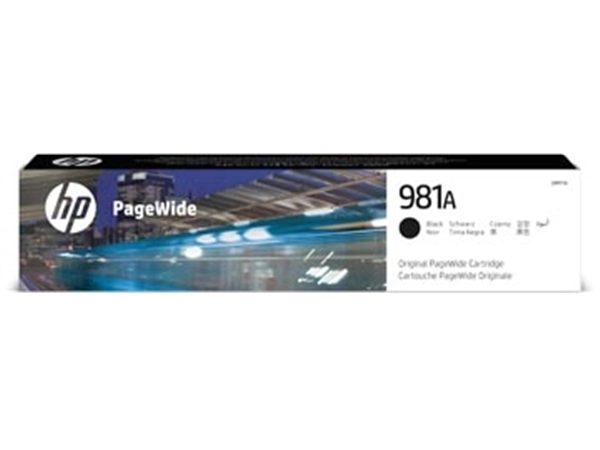 Een HP inktcartridge 981A , 6.000 pagina's, OEM J3M71A, PageWide, zwart koop je bij best4office