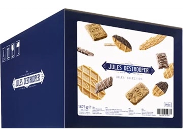 Een Jules Destrooper koekjes Jules' Selection, doos van 300 stuks koop je bij Muys Kantoor & Kado