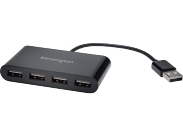 Een Kensington USB 2.0 Hub mini 4-poorten koop je bij best4office