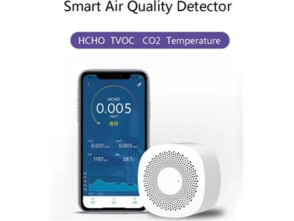 Een Kokoon Air Protect mini luchtkwaliteitmeter, Bluetooth connectie koop je bij Muys Kantoor & Kado