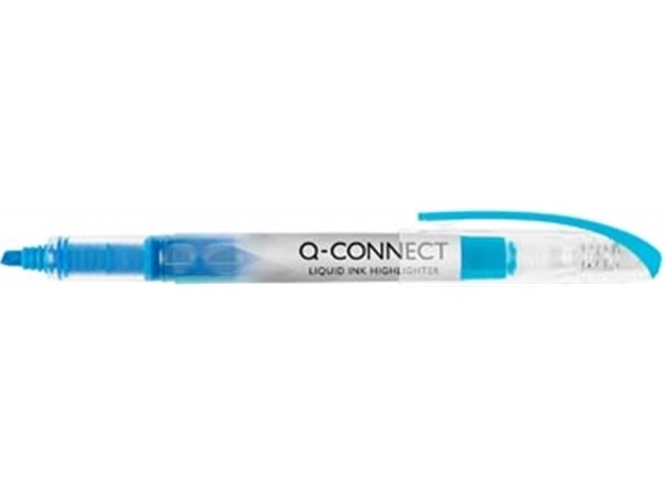 Een Q-CONNECT Liquid markeerstift, blauw koop je bij best4office