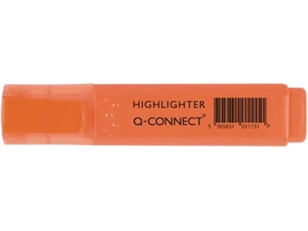 Een Q-CONNECT markeerstift, oranje koop je bij Muys Kantoor & Kado