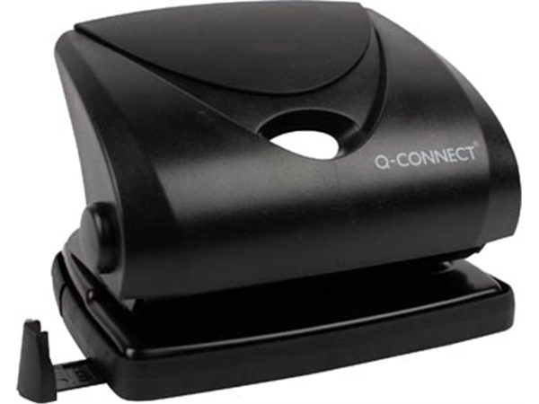 Een Q-CONNECT perforator Medium Duty, 20 blad, zwart koop je bij best4office