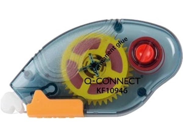 Een Q-CONNECT lijmroller, permanent, 6,5 mm x 8,5 m koop je bij Muys Kantoor & Kado