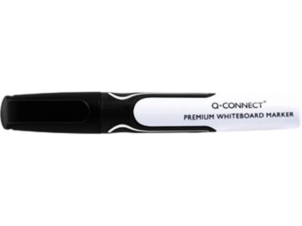 Een Q-CONNECT whiteboardmarker, 3 mm, ronde punt, zwart koop je bij best4office