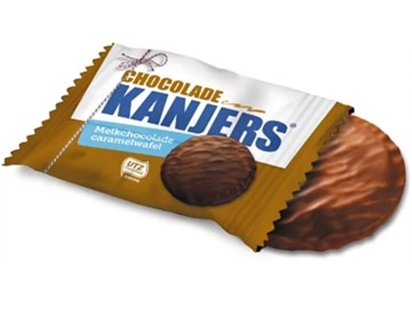 Een Kanjers Mini chocoladewafel, individueel verpakt, 13,4 g koop je bij Muys Kantoor & Kado