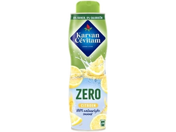 Een Karvan Cévitam siroop, fles van 60 cl, 0% suiker, citroen koop je bij Muys Kantoor & Kado