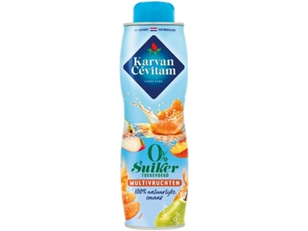 Een Karvan Cévitam siroop, fles van 60 cl, 0% suiker, multivruchten koop je bij Muys Kantoor & Kado