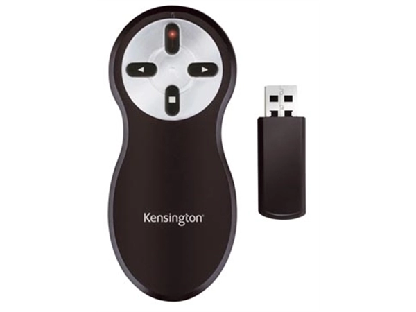 Een Kensington draadloze presenter met laserpointer zonder geheugenkaart koop je bij best4office