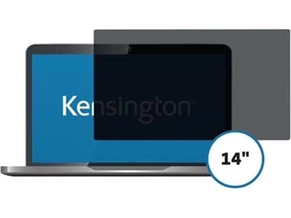 Een Kensington privacy carbon 4th Gen schermfilter voor Lenovo Thinkpad X1, 2 weg, zelfklevend koop je bij Muys Kantoor & Kado