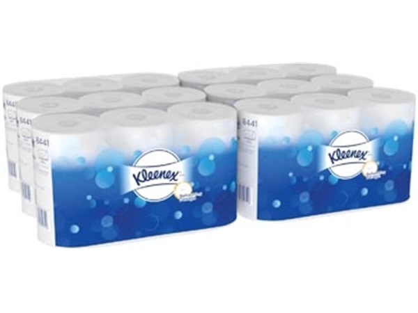 Een Kleenex toiletpapier, 2-laags, 600 vellen, pak van 6 rollen koop je bij best4office