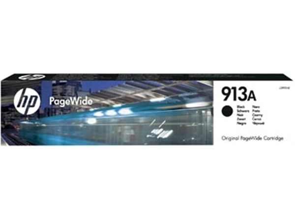 Een HP inktcartridge 913A, 3.500 pagina's, OEM L0R95AE, PageWide, zwart koop je bij best4office