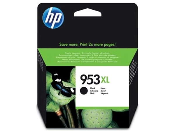 Een HP inktcartridge 953XL, 2.000 pagina's, OEM L0S70AE, zwart koop je bij best4office