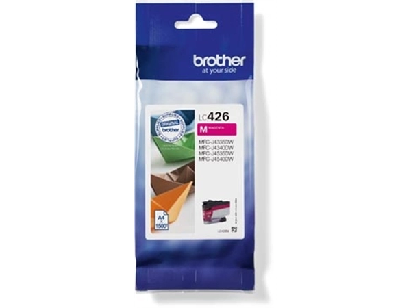 Een Brother inktcartridge, 1.500 pagina's, OEM LC-426M, magenta koop je bij best4office