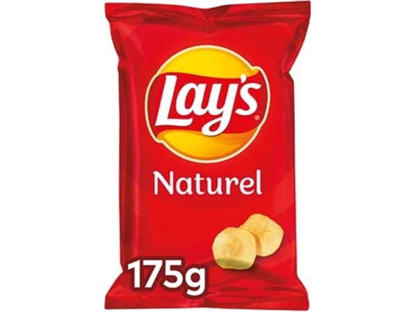 Een Lay's Chips Naturel, zak van 175 g koop je bij Muys Kantoor & Kado