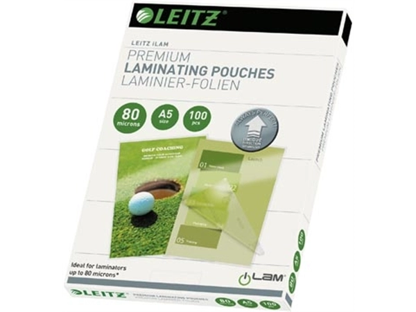 Een Leitz Ilam lamineerhoes ft A5, 160 micron (2 x 80 micron), pak van 100 stuks koop je bij best4office