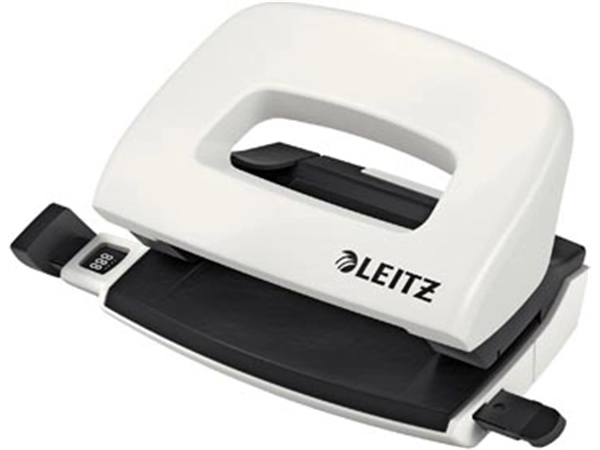 Een Leitz NeXXt WOW Mini perforator, 10 blad, wit koop je bij Muys Kantoor & Kado