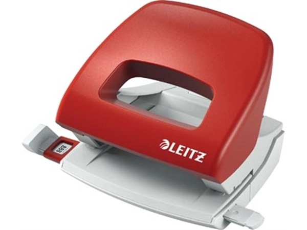 Een Leitz perforator 5038 rood koop je bij best4office