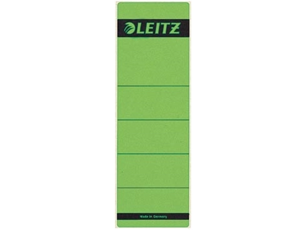 Een Leitz rugetiketten, zelfklevend, ft 6,1 x 19,1 cm, pak van 10 stuks, groen koop je bij best4office