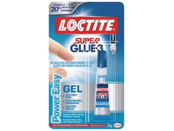 Een Loctite secondelijm Power Easy 3 g koop je bij Muys Kantoor & Kado