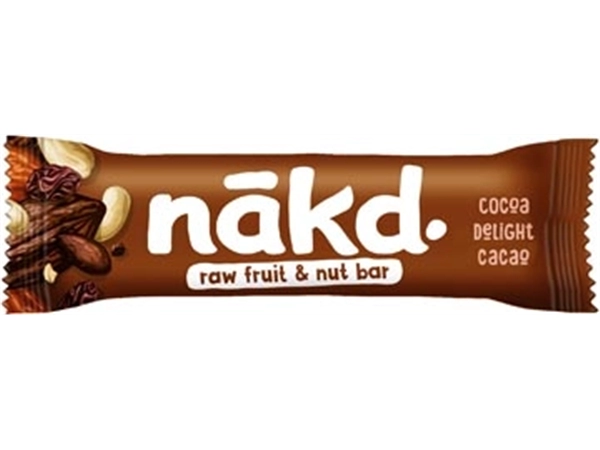 Een Nakd Cocoa Delight, reep van 35 g, pak van 18 stuks koop je bij Muys Kantoor & Kado