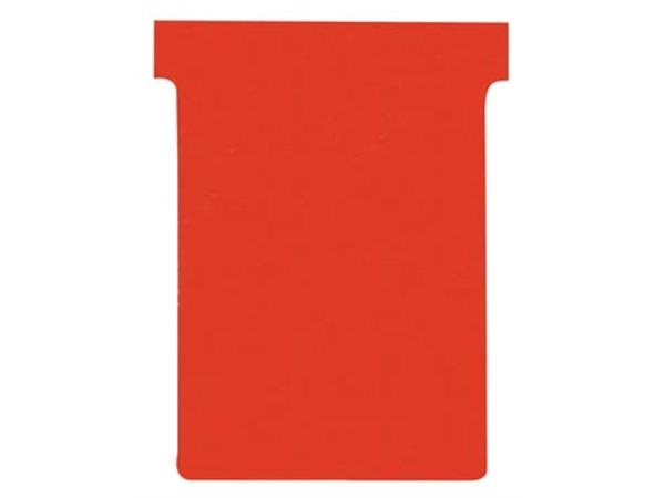 Een Nobo T-planbordkaarten index 3, ft 120 x 92 mm, rood koop je bij Muys Kantoor & Kado