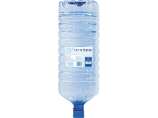 Een O-water bronwater, fles van 18 liter koop je bij Muys Kantoor & Kado