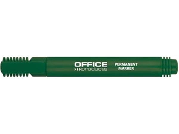 Een Office Products permanent marker 1-3 mm, rond, groen koop je bij Muys Kantoor & Kado