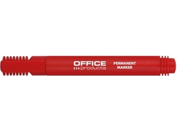 Een Office Products permanent marker 1-3 mm, rond, rood koop je bij Muys Kantoor & Kado