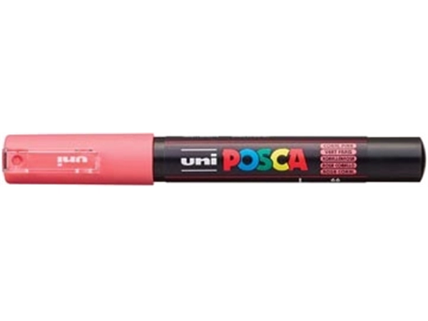 Een Uni POSCA paintmarker PC-1MC, 0,7 mm, koraalrood koop je bij best4office