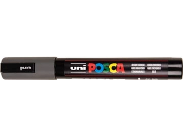 Een uni-ball Paint Marker op waterbasis Posca PC-5M diepgrijs koop je bij best4office